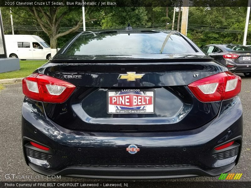 Blue Ray Metallic / Jet Black 2016 Chevrolet Cruze LT Sedan