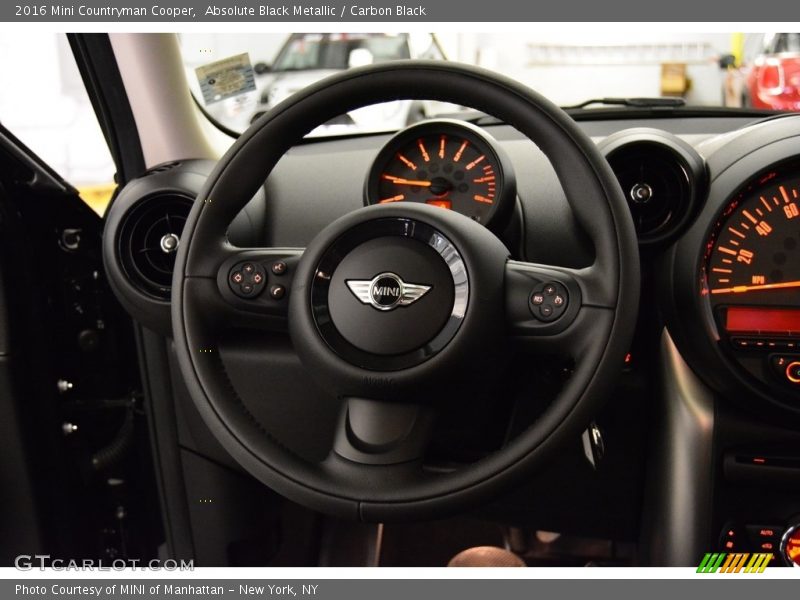 Absolute Black Metallic / Carbon Black 2016 Mini Countryman Cooper
