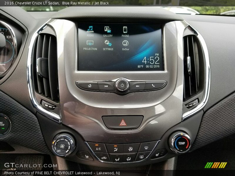 Blue Ray Metallic / Jet Black 2016 Chevrolet Cruze LT Sedan