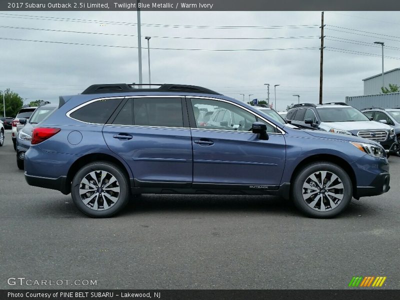  2017 Outback 2.5i Limited Twilight Blue Metallic