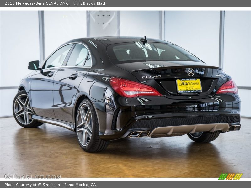 Night Black / Black 2016 Mercedes-Benz CLA 45 AMG