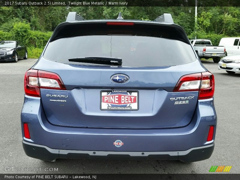 Twilight Blue Metallic / Warm Ivory 2017 Subaru Outback 2.5i Limited