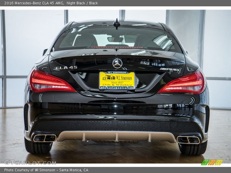 Night Black / Black 2016 Mercedes-Benz CLA 45 AMG