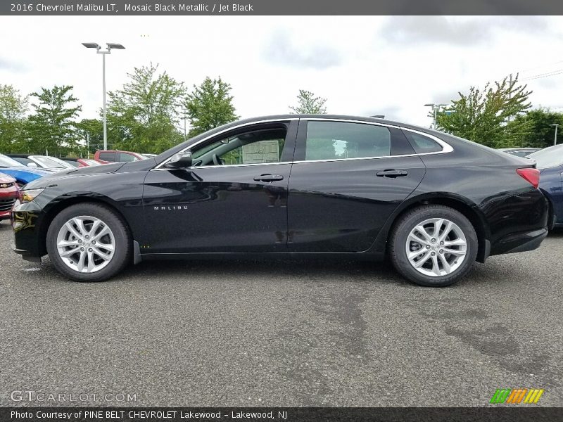 Mosaic Black Metallic / Jet Black 2016 Chevrolet Malibu LT