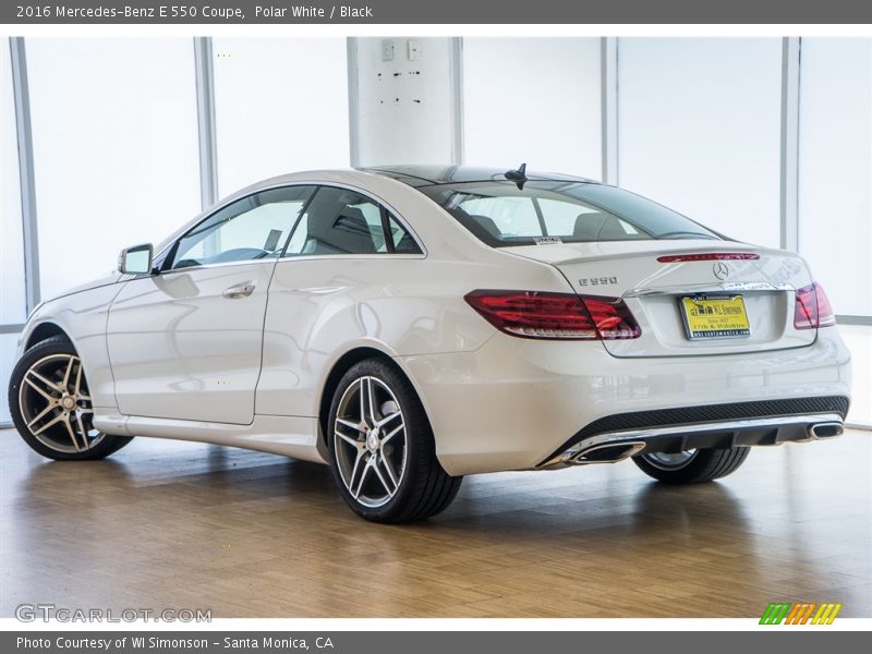 Polar White / Black 2016 Mercedes-Benz E 550 Coupe