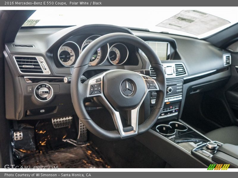 Polar White / Black 2016 Mercedes-Benz E 550 Coupe