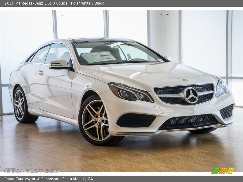 Polar White / Black 2016 Mercedes-Benz E 550 Coupe