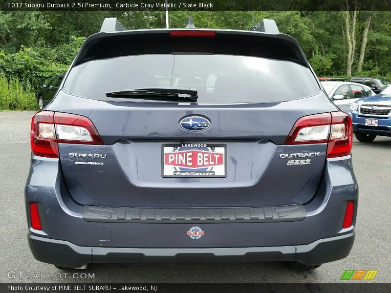 Carbide Gray Metallic / Slate Black 2017 Subaru Outback 2.5i Premium