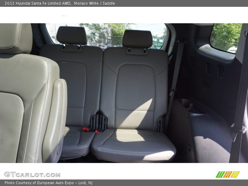 Monaco White / Saddle 2013 Hyundai Santa Fe Limited AWD