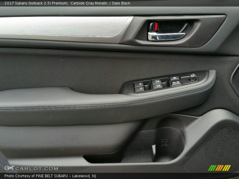 Carbide Gray Metallic / Slate Black 2017 Subaru Outback 2.5i Premium