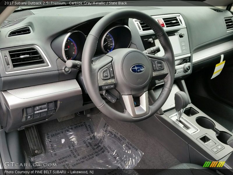 Dashboard of 2017 Outback 2.5i Premium