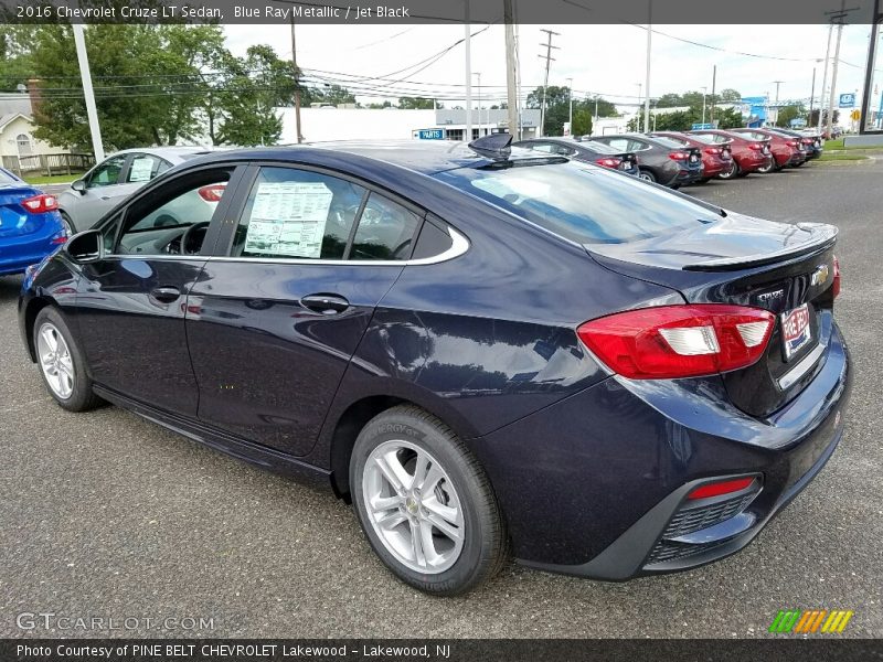 Blue Ray Metallic / Jet Black 2016 Chevrolet Cruze LT Sedan