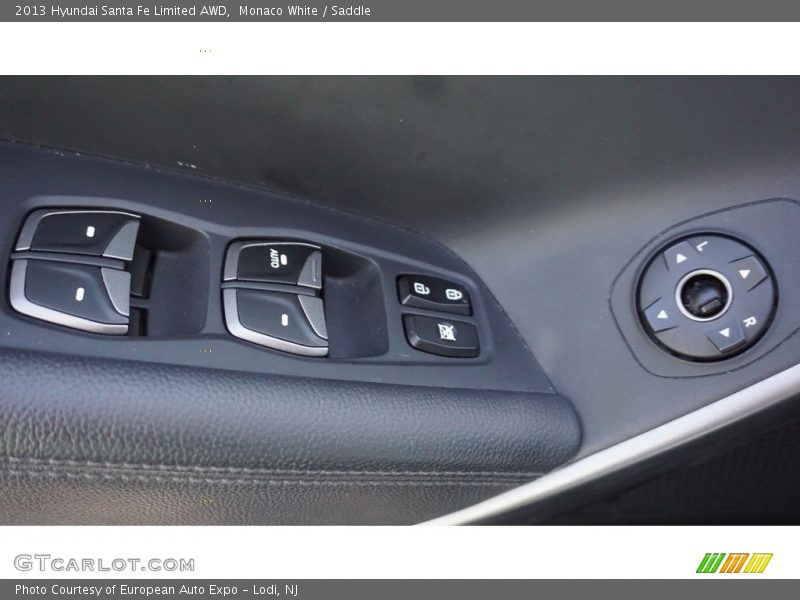 Monaco White / Saddle 2013 Hyundai Santa Fe Limited AWD