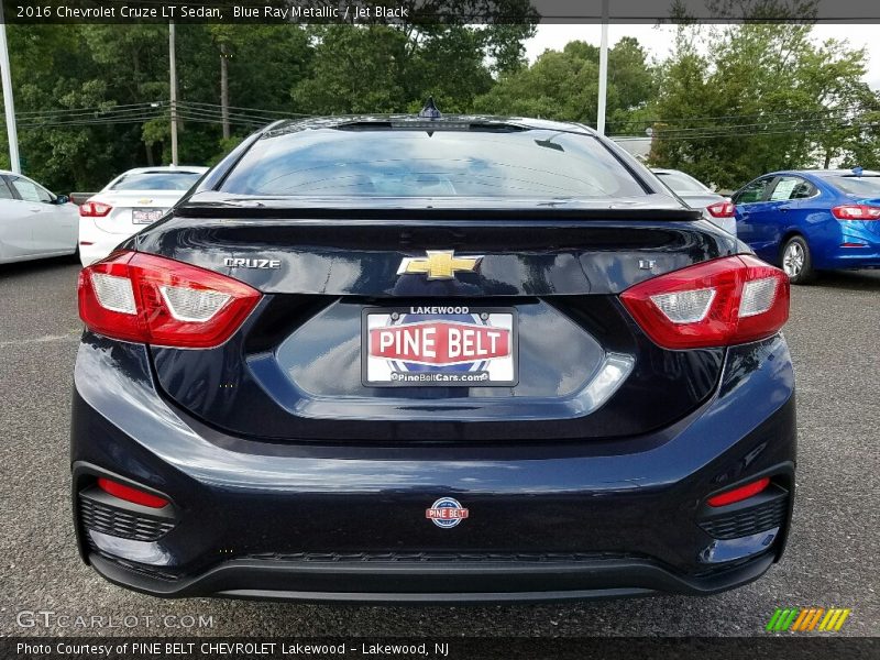 Blue Ray Metallic / Jet Black 2016 Chevrolet Cruze LT Sedan