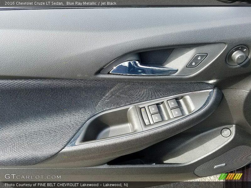 Blue Ray Metallic / Jet Black 2016 Chevrolet Cruze LT Sedan
