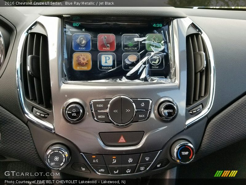 Blue Ray Metallic / Jet Black 2016 Chevrolet Cruze LT Sedan