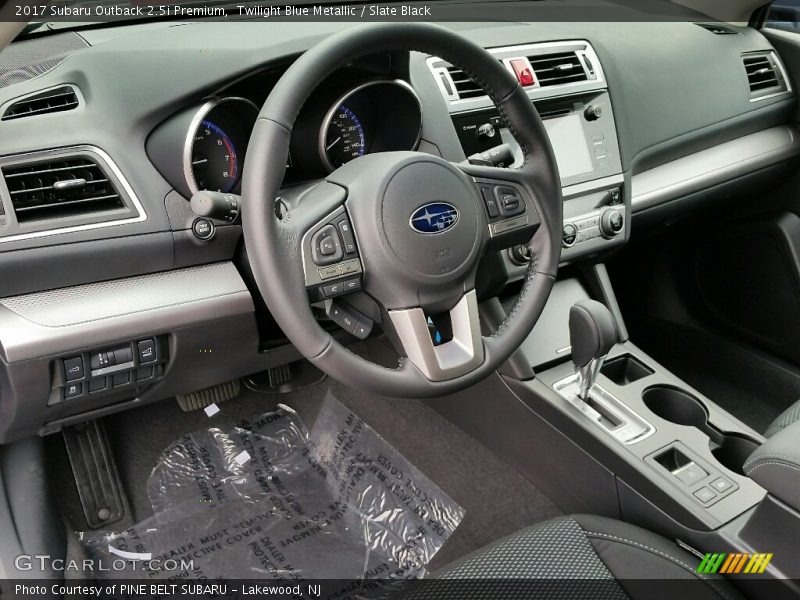 Dashboard of 2017 Outback 2.5i Premium