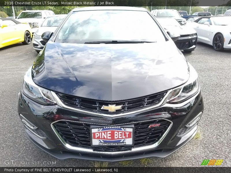 Mosaic Black Metallic / Jet Black 2016 Chevrolet Cruze LT Sedan