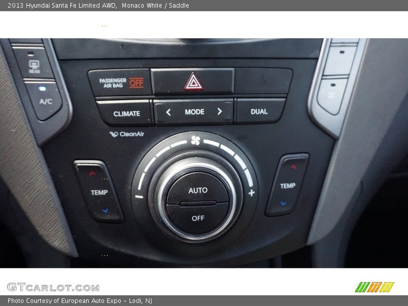 Monaco White / Saddle 2013 Hyundai Santa Fe Limited AWD