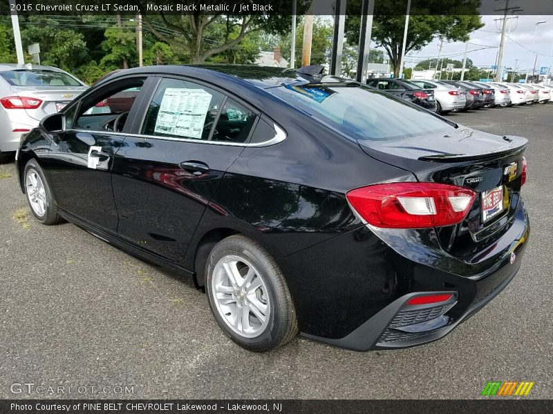 Mosaic Black Metallic / Jet Black 2016 Chevrolet Cruze LT Sedan
