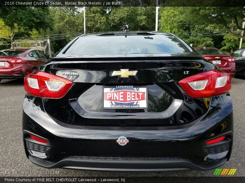 Mosaic Black Metallic / Jet Black 2016 Chevrolet Cruze LT Sedan