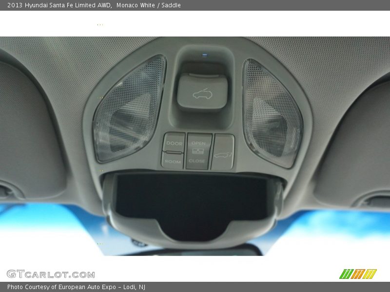 Monaco White / Saddle 2013 Hyundai Santa Fe Limited AWD