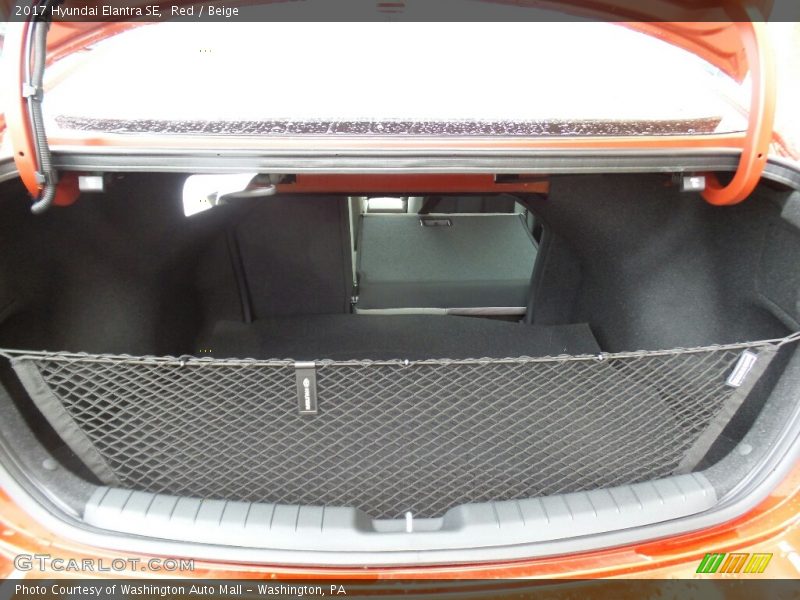 Red / Beige 2017 Hyundai Elantra SE
