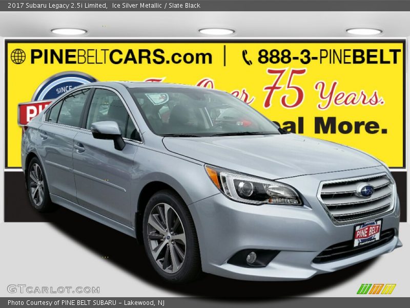 Ice Silver Metallic / Slate Black 2017 Subaru Legacy 2.5i Limited