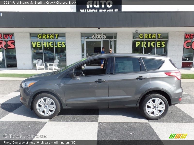 Sterling Gray / Charcoal Black 2014 Ford Escape S
