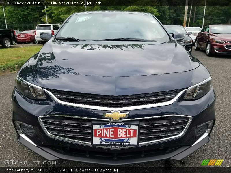 Blue Velvet Metallic / Jet Black 2016 Chevrolet Malibu LT