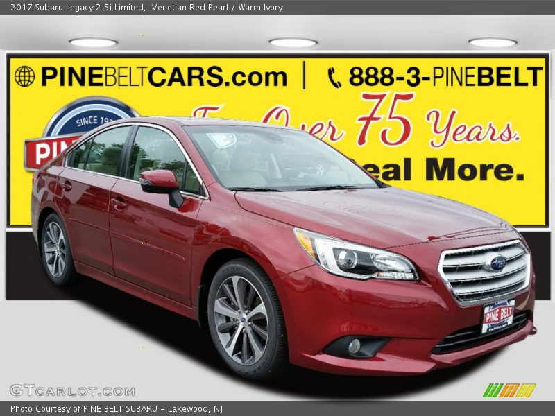 Venetian Red Pearl / Warm Ivory 2017 Subaru Legacy 2.5i Limited