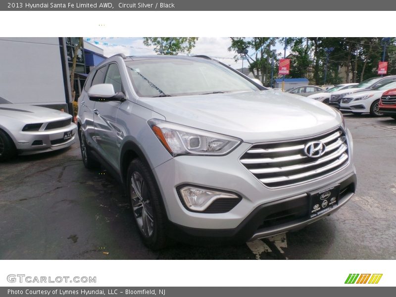 Circuit Silver / Black 2013 Hyundai Santa Fe Limited AWD