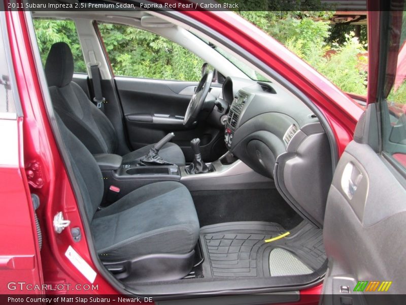 Paprika Red Pearl / Carbon Black 2011 Subaru Impreza 2.5i Premium Sedan