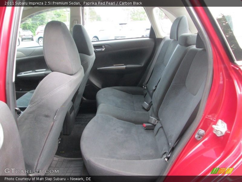Paprika Red Pearl / Carbon Black 2011 Subaru Impreza 2.5i Premium Sedan