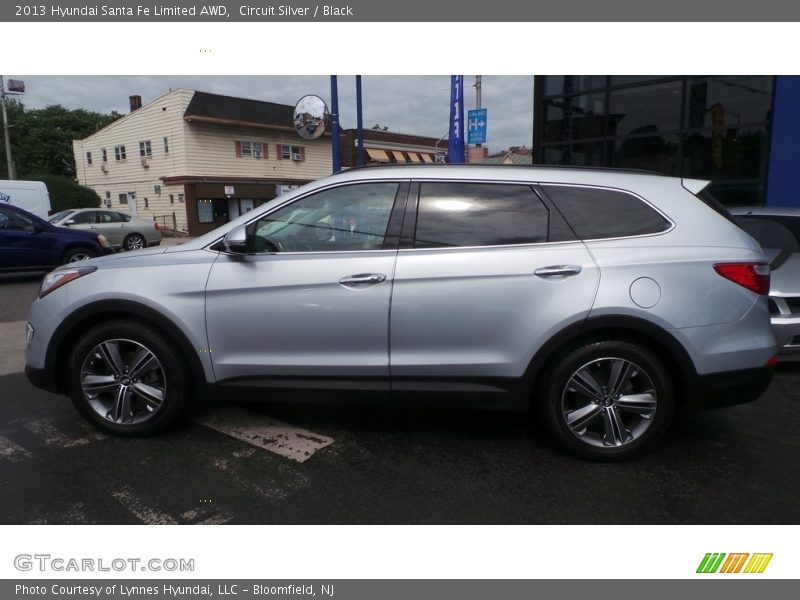 Circuit Silver / Black 2013 Hyundai Santa Fe Limited AWD