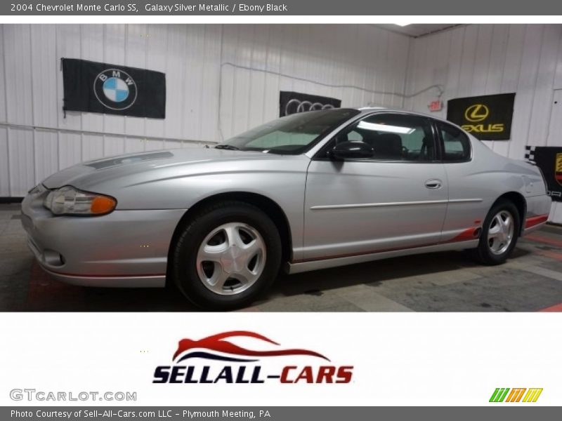 Galaxy Silver Metallic / Ebony Black 2004 Chevrolet Monte Carlo SS