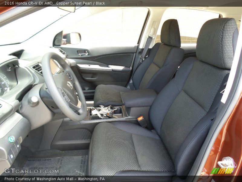 Copper Sunset Pearl / Black 2016 Honda CR-V EX AWD