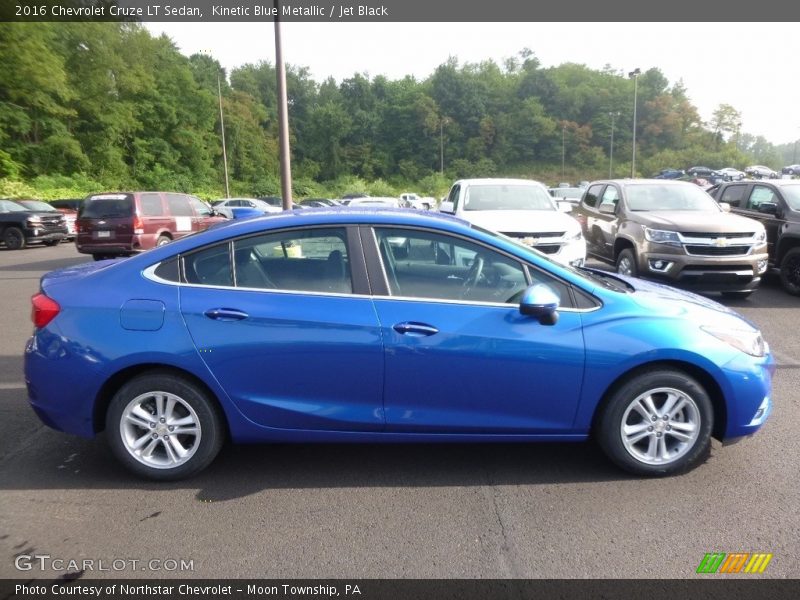 Kinetic Blue Metallic / Jet Black 2016 Chevrolet Cruze LT Sedan