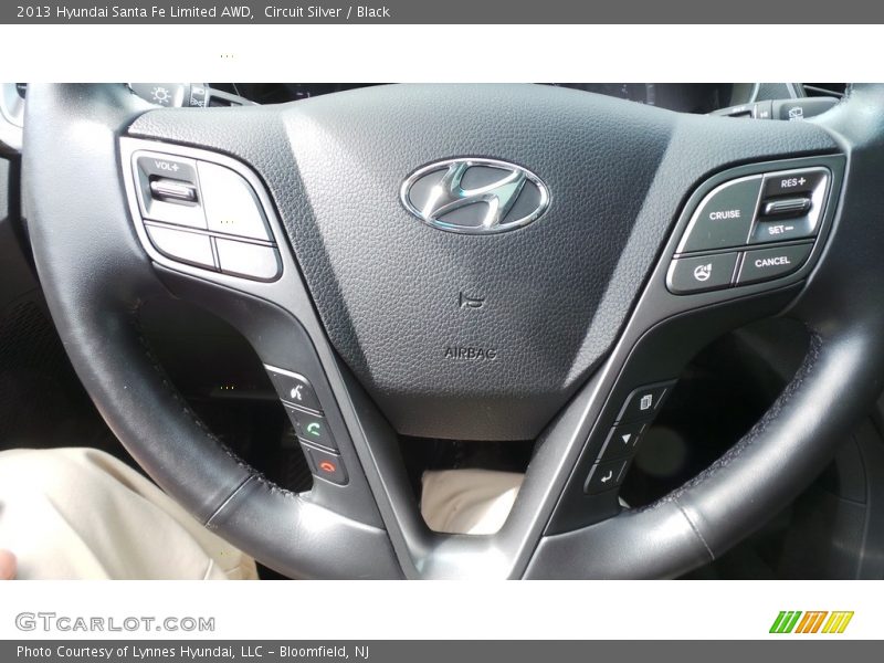 Circuit Silver / Black 2013 Hyundai Santa Fe Limited AWD