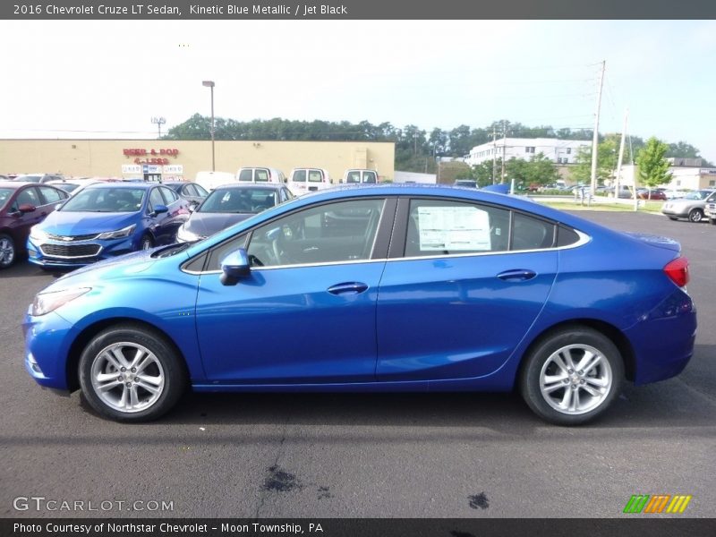 Kinetic Blue Metallic / Jet Black 2016 Chevrolet Cruze LT Sedan