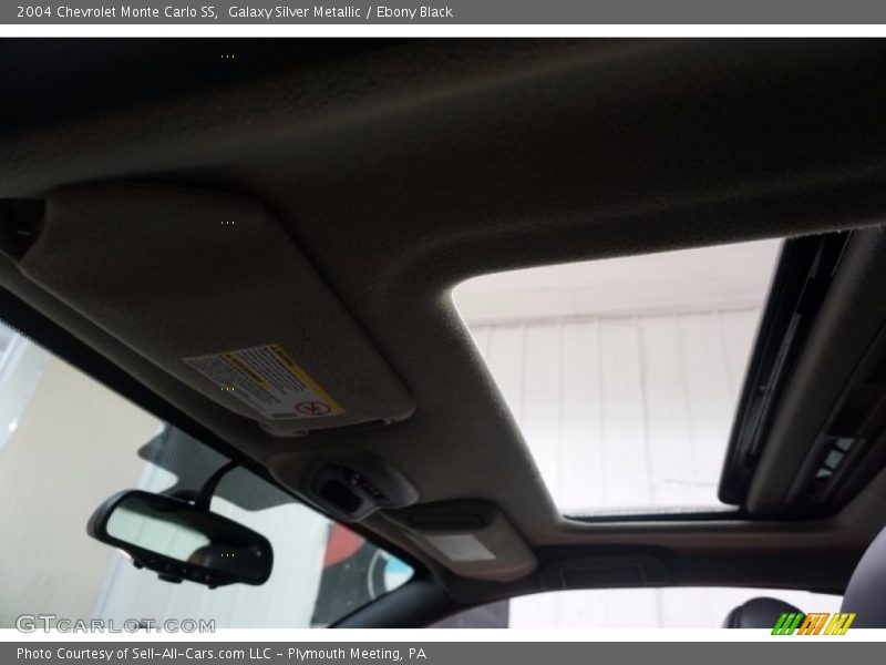 Galaxy Silver Metallic / Ebony Black 2004 Chevrolet Monte Carlo SS