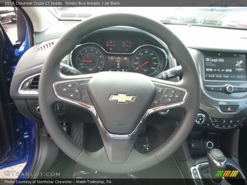 Kinetic Blue Metallic / Jet Black 2016 Chevrolet Cruze LT Sedan