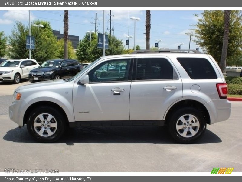Silver Metallic / Charcoal 2008 Ford Escape Limited