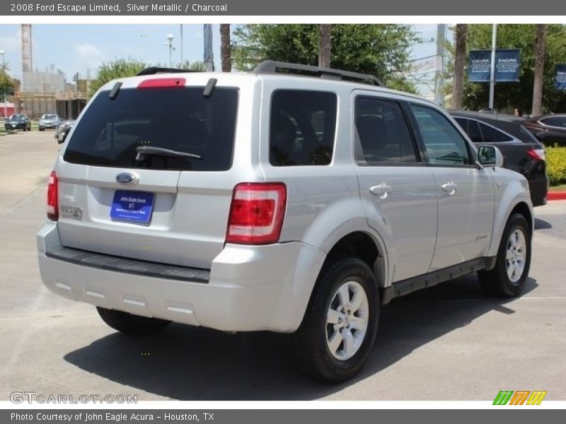 Silver Metallic / Charcoal 2008 Ford Escape Limited