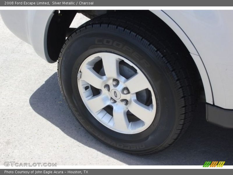 Silver Metallic / Charcoal 2008 Ford Escape Limited