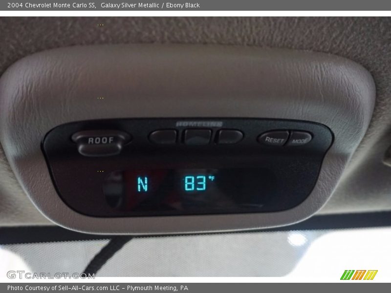 Galaxy Silver Metallic / Ebony Black 2004 Chevrolet Monte Carlo SS