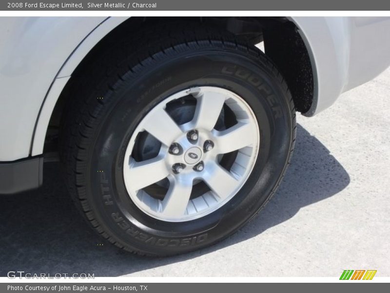 Silver Metallic / Charcoal 2008 Ford Escape Limited