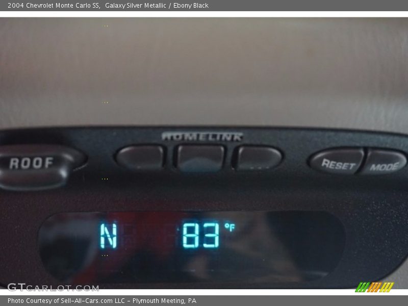 Galaxy Silver Metallic / Ebony Black 2004 Chevrolet Monte Carlo SS