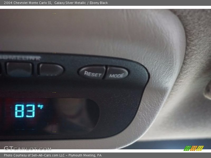 Galaxy Silver Metallic / Ebony Black 2004 Chevrolet Monte Carlo SS