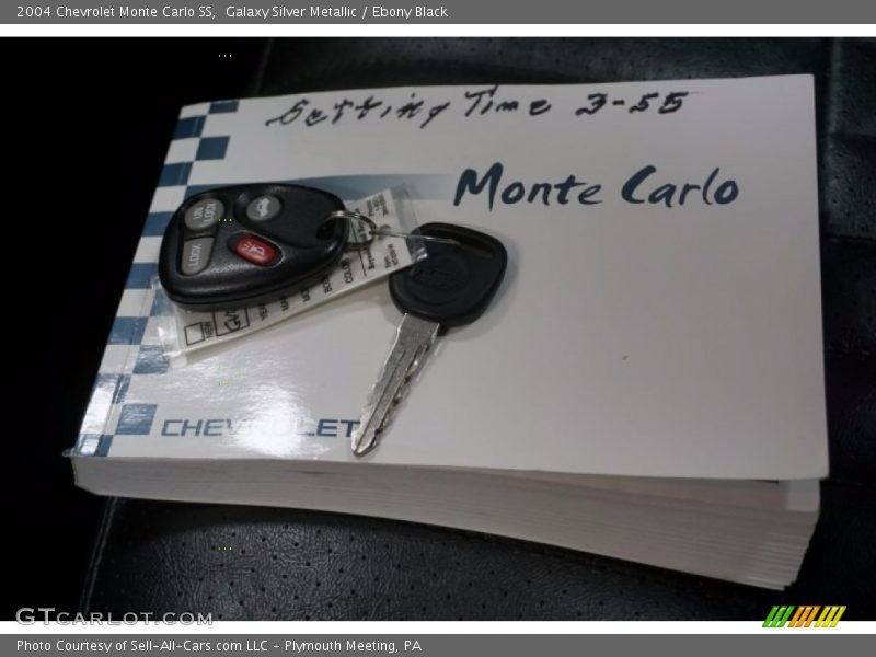 Galaxy Silver Metallic / Ebony Black 2004 Chevrolet Monte Carlo SS